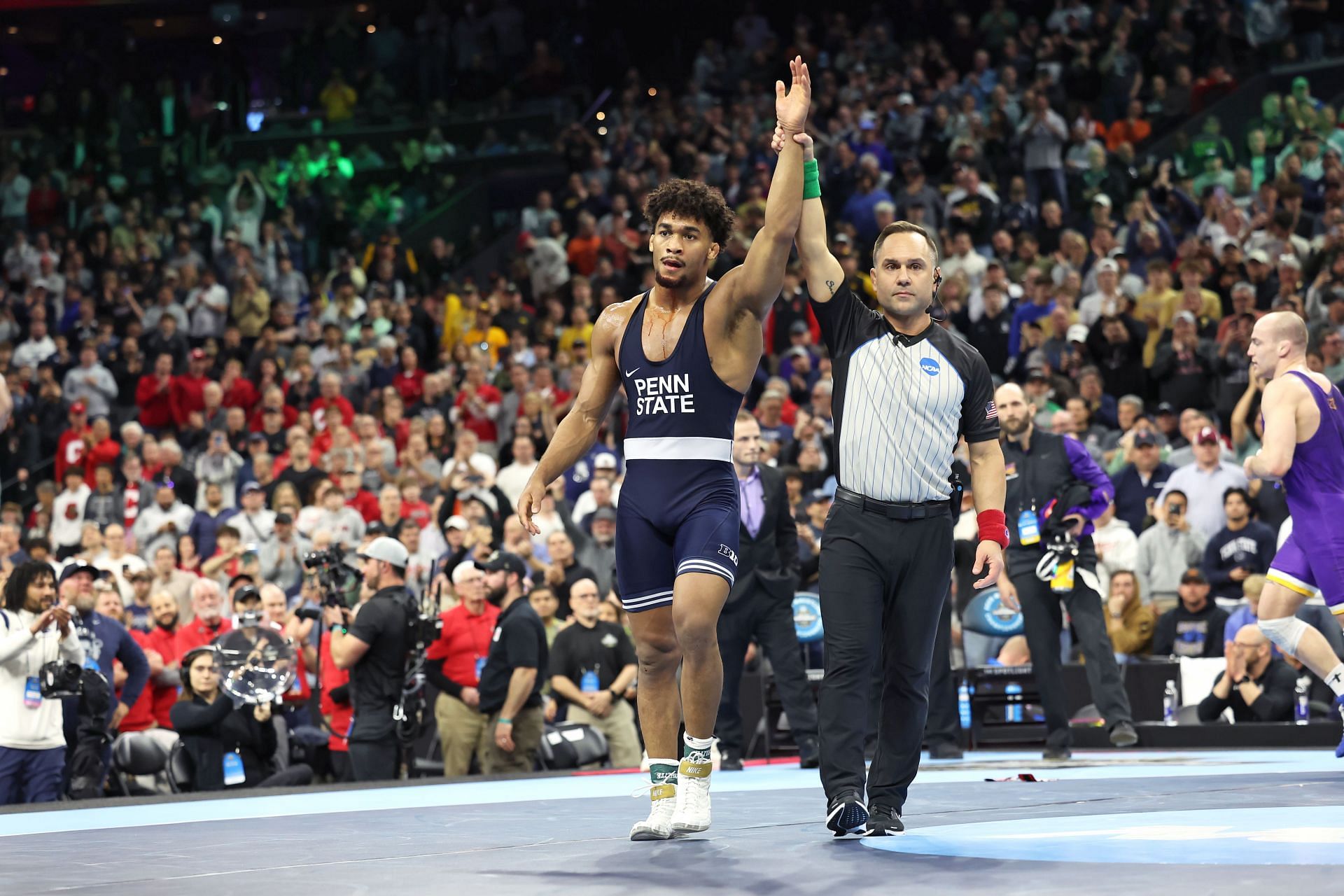 Starocci at the Walls Fargo in the 2025 NCAA event will feature at the World Team Trials Challenge finals (Image via: Getty)